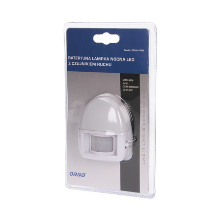 Bateryjna lampka nocna 3xLED z czujnikiem ruchu. 3xAA OR-LA-1406