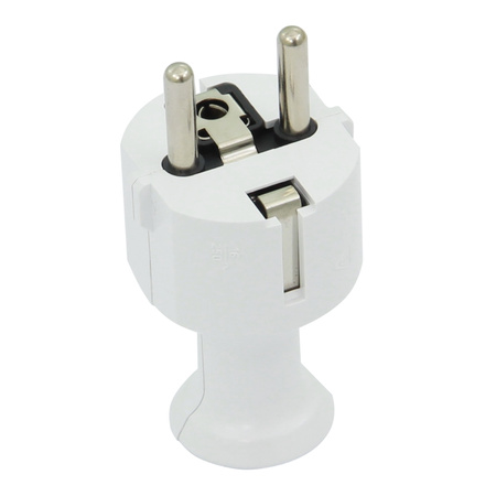 Wtyczka rozbieralna Uni-Schuko 230V 16A biała W-10120