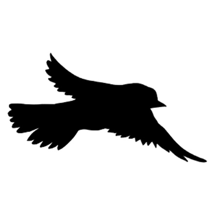 Odstraszacz ptaków BRADAS samoprzylepne naklejki na szybę małe zestaw 9x10 sztuk CTRL-BR001