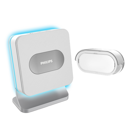 Philips WelcomeBell Color. Dzwonek bezprzewodowy. bateryjny. 8 dźwięków. 300m 531113