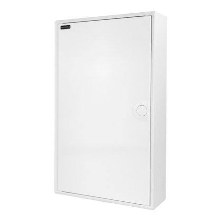 Rozdzielnica modułowa natynkowa 3x12 zabezpieczona 14xMCB 2xRCCB VDE ogranicznik okablowana skrzynka elektryczna Hager 515x305x96,5mm zaciski rozgałęźne L1, L2, L3, N, PE Doktorvolt DV-6333-NT
