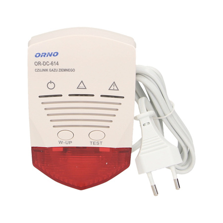 Czujnik gazu ziemnego. sieciowy z wyjściem przekaźnikowym OR-DC-614