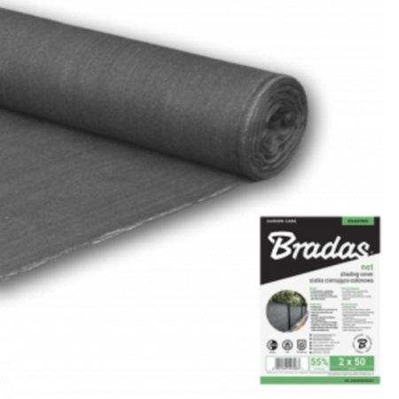 Siatka cieniująco-osłonowa 55% 1m x 25 m szara AS-CO6010025GY