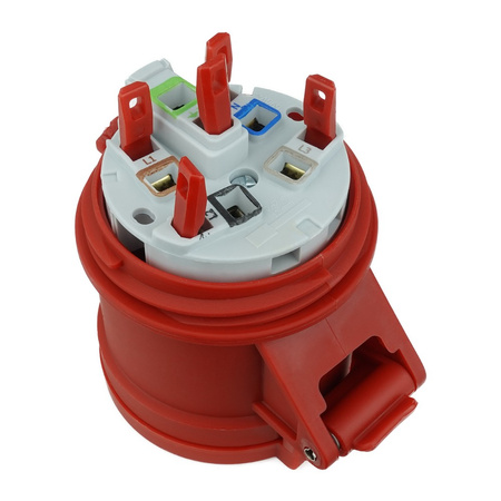 CEE Gniazdo przenośne 5P 32A 400V IP44 Multi-Grip Quick Connect BALS BL 3148