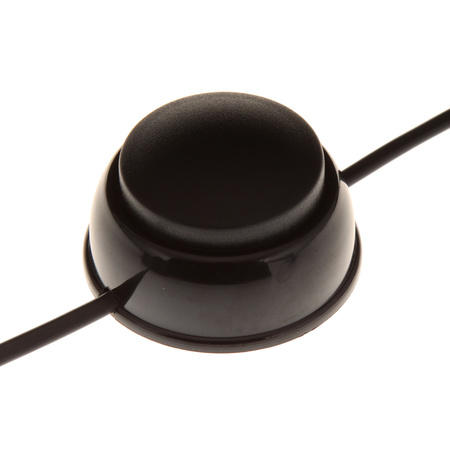 Przewód przyłączeniowy z wyłącznikiem nożnym PWN-2 3m 2x0,75 mm² z wtyczką płaską 250V 16A czarny W-10150