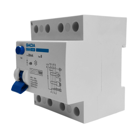 Wyłącznik różnicowoprądowy 63A 30mA 4P Typ B GACIA PR8HM