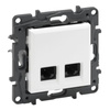 Gniazdo podwójne RJ45 863160