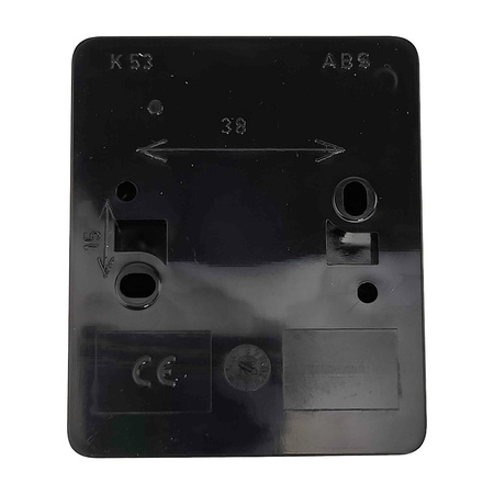 Łącznik podwójny świecznikowy natynkowy Koala VW-2 IP44 ViPlast 152-05