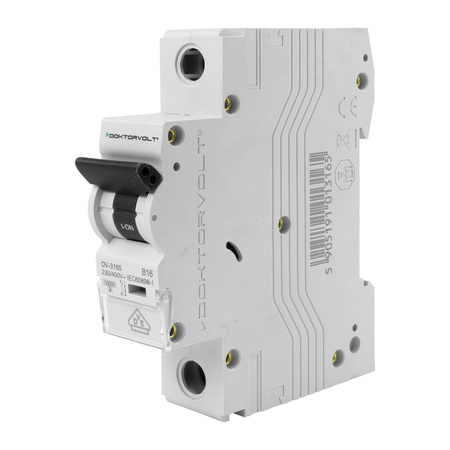 Wyłącznik nadprądowy MCB 10kA 1P 16A VDE B16A Doktorvolt DV-3165