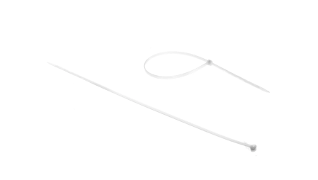 Opaska kablowa z języczkiem stalowym 100szt 290×3,5mm PA biała BMTB BMTB2936