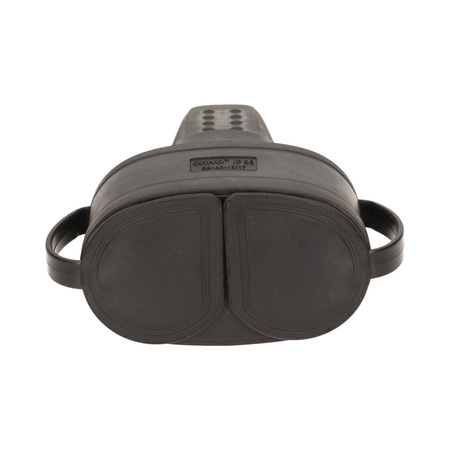 Hermetyczne. podwójne gniazdo gumowe 2P+Z. IP44 OR-AE-13117