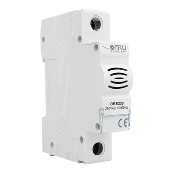 230V AC Dzwonek modułowy na szynę OmuSystem OBE230