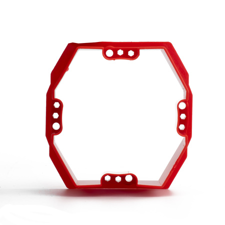 F-tronic Pierścień dystansowy 10sztuk kompensujący grubość tynku do puszek instalacyjnych piankowych podtynkowych Ø82mm UI10 wyrównujący 739 UI10PA