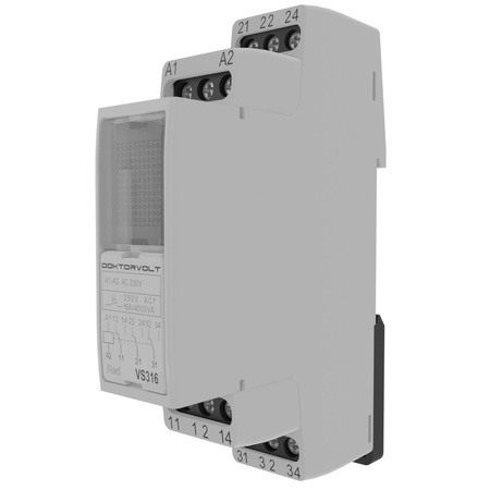Przekaźnik pomocniczy AC 230 V ELKO VS316/230V RED