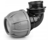 Kolanko do rur PE 32mm 90° z gwintem wewnętrznym 1" PN10 DSRA10K32F1