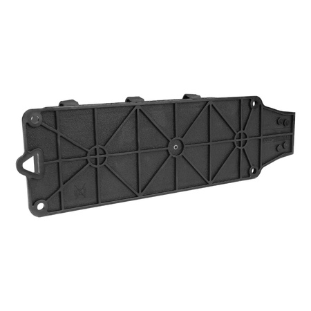 Listwa zasilająca 3 gniazda 16A 230V bez kabla czarna Schuko 3101-308-0300