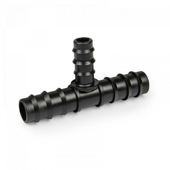 Trójnik z wtykiem na wąż 16mm / 12mm / 16mm do łączenia węży kroplujących Bradas DSWA03-1612L