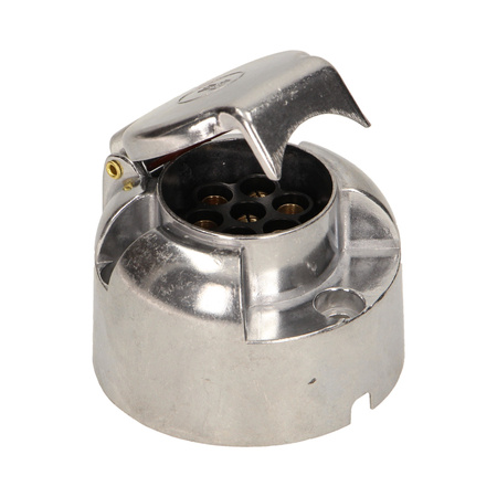 Gniazdo przyczepy. aluminiowe 7 pinów. 12/24V OR-AE-1387