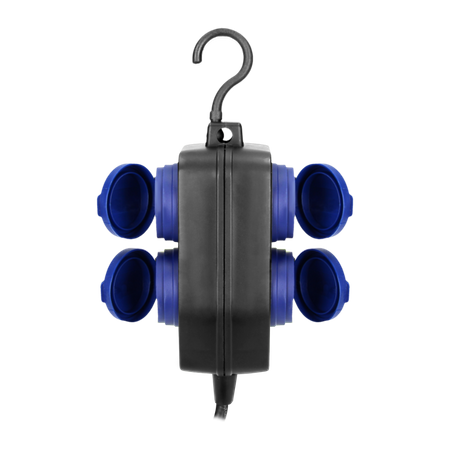 Przedłużacz warsztatowy bryzgoszczelny 5 m Schuko OR-AE-13160(GS)/5M