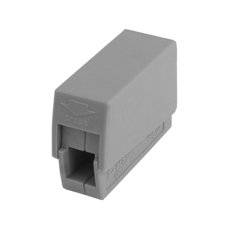 Szybkozłączka oświetleniowa zaciskowa 0.2-2.5mm² 450V 24A z przyciskiem VDE UL DGN DG222-8.0-01P-11-00A
