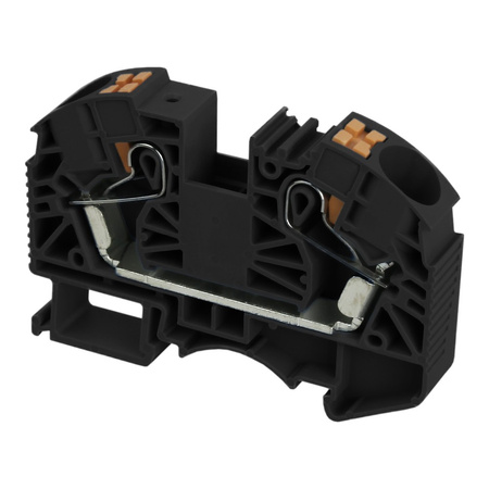 Złączka szynowa przelotowa zaciskowa czarna 16mm2 1P DS16-01P-13-00A(H)