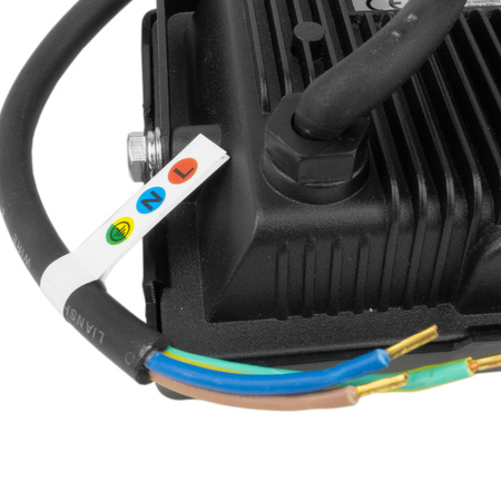 Naświetlacz LED 10W GTV czarny IP65 oświetlenie zewnętrzne 800lm GT-GCX10W-40