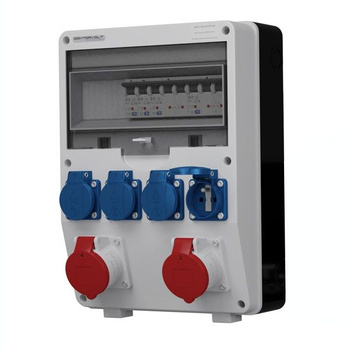 Rozdzielnica budowlana TD-S 2x16A 4x230V gniazda Mennekes Doktorvolt DV-2114-F