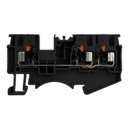 Złączka szynowa 4mm2 1P 3-przewodowa zacisk push-in czarna DS4-TW-01P-13-00A(H)