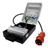 Rozdzielnica budowlana z kablem TD-S/FI SKH 32A 16A 4x230V gniazda Mennekes Doktorvolt DV-6978-F