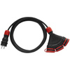 Przedłużacz trójdrożny 10m 250V 16A Schuko 3×2P+Z H05RR-F 3×2,5 mm² IP44 W-01192