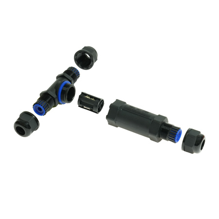 Rozgałęźnik kablowy hermetyczny RKH2-3SS IP68 trójstronny skręcany 3-pinowy W-00381