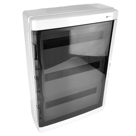 Rozdzielnica natynkowa HIGHT IP65 54 modułowa transparentne drzwi M-L 3x18 940.54