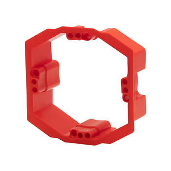 F-tronic Pierścień dystansowy 1 sztuka kompensujący grubość tynku do puszek instalacyjnych piankowych podtynkowych Ø82mm UI10 wyrównujący 739 UI10PA