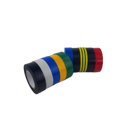 Taśma izolacyjna multikolor 19x20m ZESTAW E30-PVC1920ZC