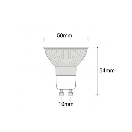 Żarówka LED 1.2W ART GU10 100lm 2900K barwa ciepła biała L4001560A
