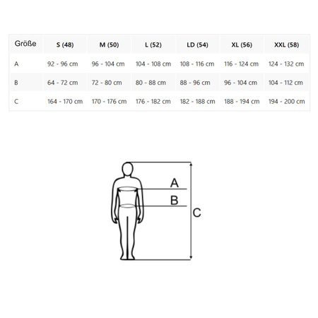 Spodnie robocze ogrodniczki TVARDY rozmiar S-XXL T01022-L