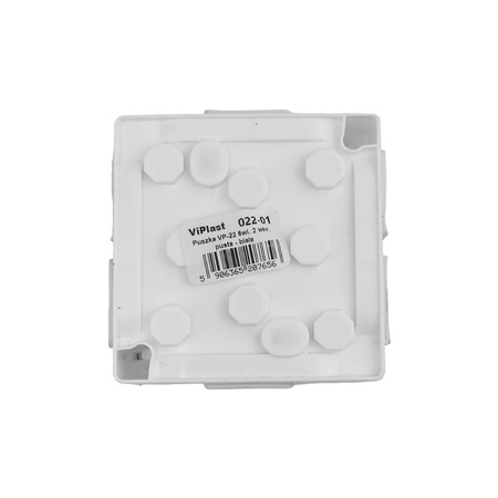 Puszka natynkowa 6-wlotowa pusta VIPLAST BIAŁA IP55 02 022-01