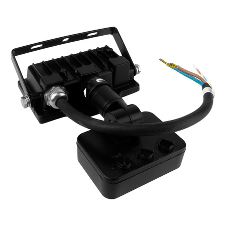 Naświetlacz LED 10W z czujnikiem ruchu GTV GT-GCR10W-64 czarny IP65 oświetlenie zewnętrzne 1000lm 