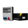 Rozdzielnica budowlana Licznik 3F TD-S/FI 16A 2x230V Schuko Doktorvolt DV-2510-D