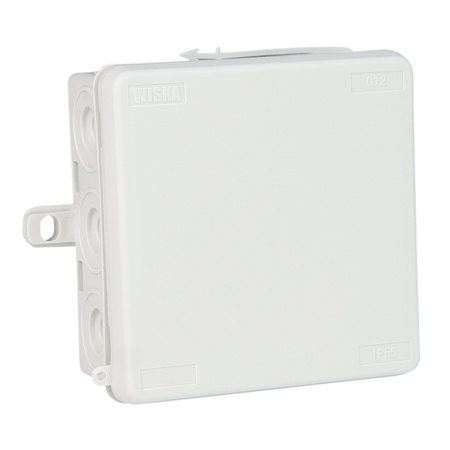 Puszka natynkowa 86x86x41 12-membran IP55 KA 012 LG WISKA WI-10109427