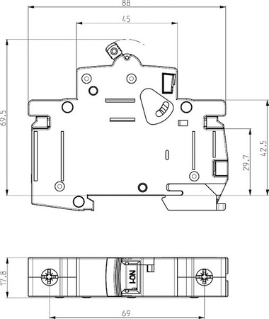 Wyłącznik nadprądowy 3P C32 10kA bezpiecznik 3-fazowy Typ S VDE ETI 273231109
