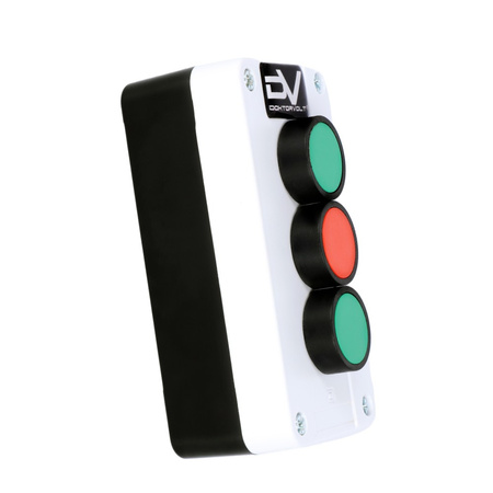Kaseta sterownicza 3 przyciski 10/6A 230V IP65 DV-0089