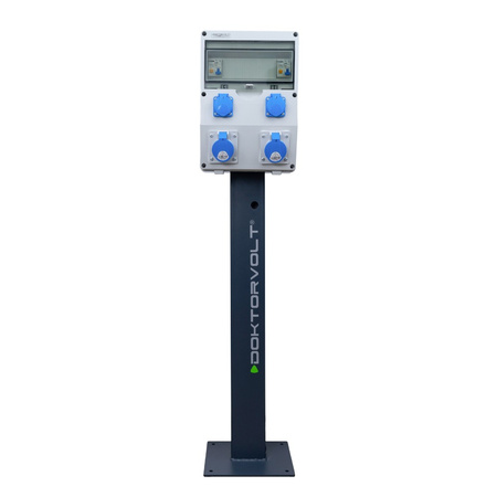 Rozdzielnica na stojaku TD-CAMP FI/LS 2x16A/3P 2x230V DV-1703-D