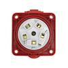 Gniazdo tablicowe proste CEE 400V 32A/5P 75x75 mm VDE TP Electric 3107-322-1675