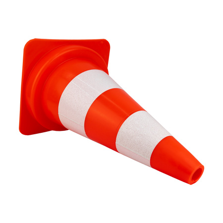 Pachołek drogowy odblaskowy U-23 słupek ostrzegawczy 50cm miękki PVC Doktorvolt DV-5725