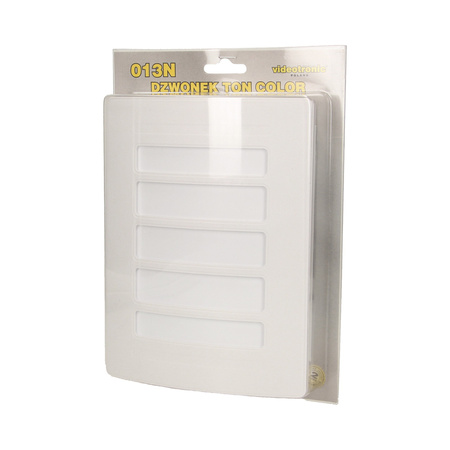 Dzwonek Gong Ton Color 8V biały 013N/8V/BI