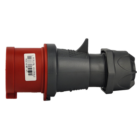 Wtyczka przenośna CEE 4P 32A VDE IP44 400V TP-Electric 3126-301-1601