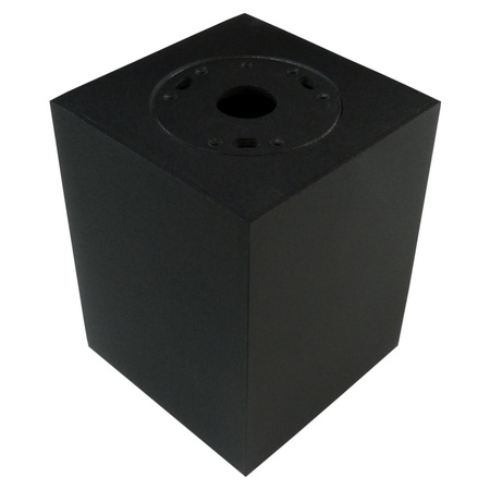 Oprawa sufitowa GU5.3 MR16 IP20 czarny aluminiowa natynkowa dekoracyjna ruchoma kwadrat Sensa GTV OS-SEN5097KWCZ-00