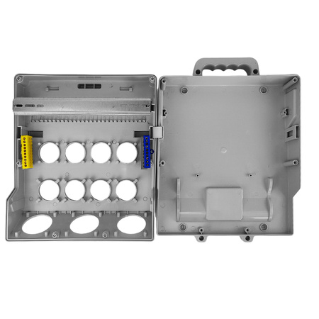 Rozdzielnica budowlana 14-modułowa pusta obudowa z uchwytem IP44 300x340 TP Electric 3710-000-0000