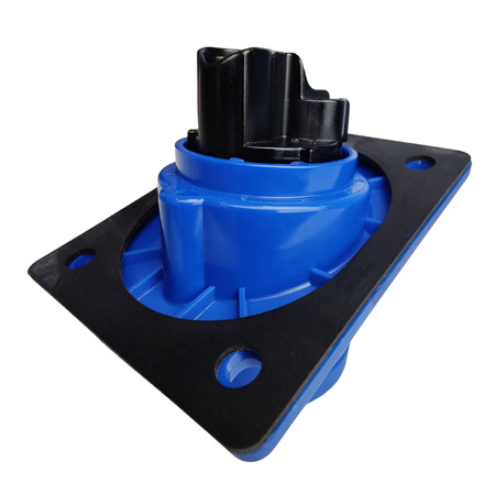 PCE Gniazdo tablicowe skośne CEE 16A 3P 230V 6h niebieskie IP44 TWIST 413-6